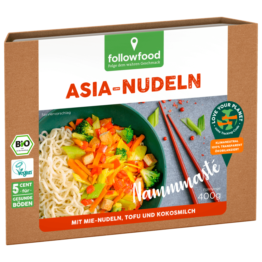 Followfood Bio Asia-Nudeln Vegan 400g